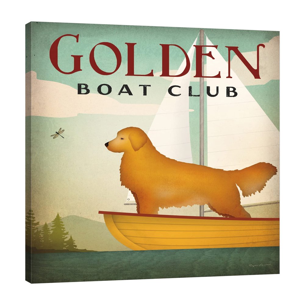 Jaxson Rea "Golden Sail Gallery Wrapped Canvas by Ryan Fowler, 24" x 32"