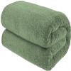 100% Cotton Oversized 40x80 Bath Sheet, Turkish Bath Towels for Bathroom Extra Large, Sage Green Bath Sheet view 1