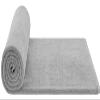 100% Cotton Oversized 40x80 Bath Sheet, Turkish Bath Towels for Bathroom Extra Large, Cool Grey Bath Sheet view 3