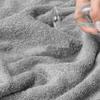 100% Cotton Oversized 40x80 Bath Sheet, Turkish Bath Towels for Bathroom Extra Large, Cool Grey Bath Sheet view 4