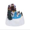 Christmas Shop with Moving Swans - Animated Lighted Musical Snow Village - Perfect Addition to Your Christmas Indoor Decorations & Holiday Displays - A Thoughtful Gift for Your Loved Ones view 2