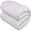 100% Cotton Oversized 40x80 Bath Sheet, Turkish Bath Towels for Bathroom Extra Large, White Bath Sheet view 1
