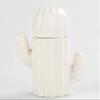 Ceramic Decorative Toothpick Holder White Cactus Shaped Toothpick Dispenser Ceramic Cotton Swab Container for Holiday Party Table Decoration view 1