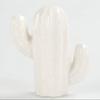 Ceramic Decorative Toothpick Holder White Cactus Shaped Toothpick Dispenser Ceramic Cotton Swab Container for Holiday Party Table Decoration view 1