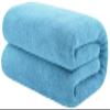 100% Cotton Oversized 40x80 Bath Sheet, Turkish Bath Towels for Bathroom Extra Large, Baby Blue Bath Sheet view 1