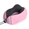 Feilx Travel Pillow 100% Pure Memory Foam Neck Pillow, Comfortable & Breathable Cover, Machine Washable, Lightweight for Children Kids Plane Travel Home Office Use (Color : C) view 1