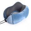 Feilx Travel Pillow 100% Pure Memory Foam Neck Pillow, Comfortable & Breathable Cover, Machine Washable, Lightweight for Children Kids Plane Travel Home Office Use (Color : C) view 2