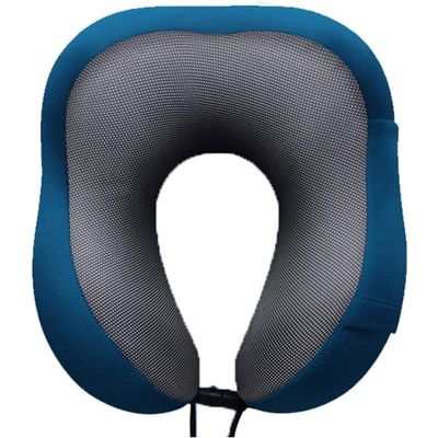 Feilx Travel Pillow 100% Pure Memory Foam Neck Pillow, Chin and Neck Support Cushion U Shaped Portable Travel Pillow for Kids Adults Aircraft Car Train Office