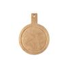 Costa Nova 16" Round Cutting and Serving Board With Handle - Plano Collection, Oak Wood | Microwave & Dishwasher Safe Dinnerware | Durable Hardwood Material | Restaurant Quality Serveware view 1