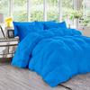 All Season 3PC Down Alternative Comforter Sets, 100% Organic Cotton 800TC 600GSM. Pinch Pleated, Breathable, Soft, Fluffy, Light Weight, Machine Washable, King Size, TOURKISH view 1