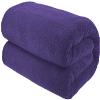 100% Cotton Oversized 40x80 Bath Sheet, Turkish Bath Towels for Bathroom Extra Large, Purple Bath Sheet view 1
