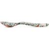 Polmedia Polish Pottery Spoon UNIKAT - Candid Carnation Pattern Handmade in Boleslawiec Poland + Certificate of Authenticity view 3