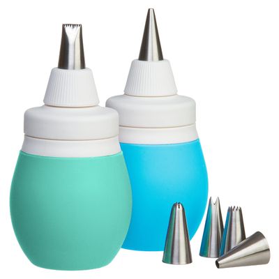 Prepworks by Progressive 8-Piece Frosting Bulb Decorating Kit (Blue)