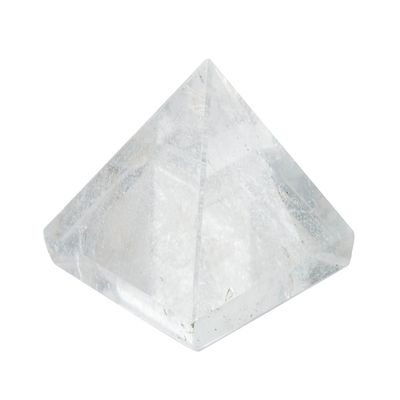 The Chrysalis Stone | Pyramid | Clear Quartz | Mini | 1 Pc | Crystals and Healing Stones, Room Decor, Spiritual Gifts, Reiki, Chakra, Witchcraft, Yoga, Meditation Accessories