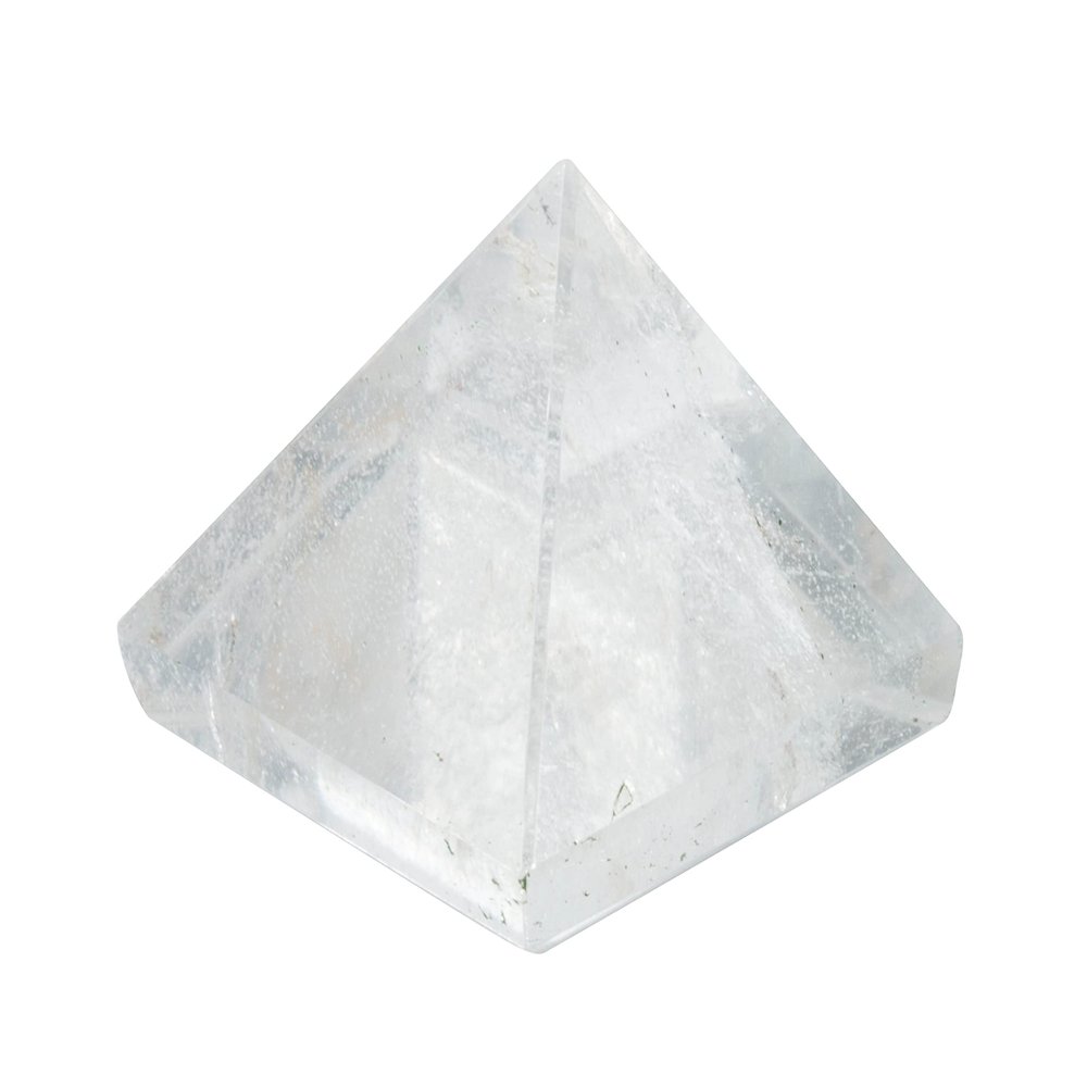 The Chrysalis Stone | Pyramid | Clear Quartz | Mini | 1 Pc | Crystals and Healing Stones, Room Decor, Spiritual Gifts, Reiki, Chakra, Witchcraft, Yoga, Meditation Accessories