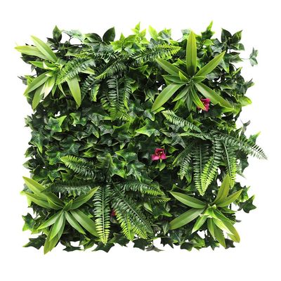 SunnyRoyal 6 Pcs Artificial Boxwood Panel 20"x20" 3D Grass Wall Panels Greenery Backdrop Decor Privacy Hedge Fence Screen for Outdoor Indoor Backyard Garden Decoration, Mixed Style 07