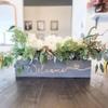 Mason Jar Centerpiece Box Rustic Farmhouse Engraved Wood Planter Box (Walnut, love) view 4