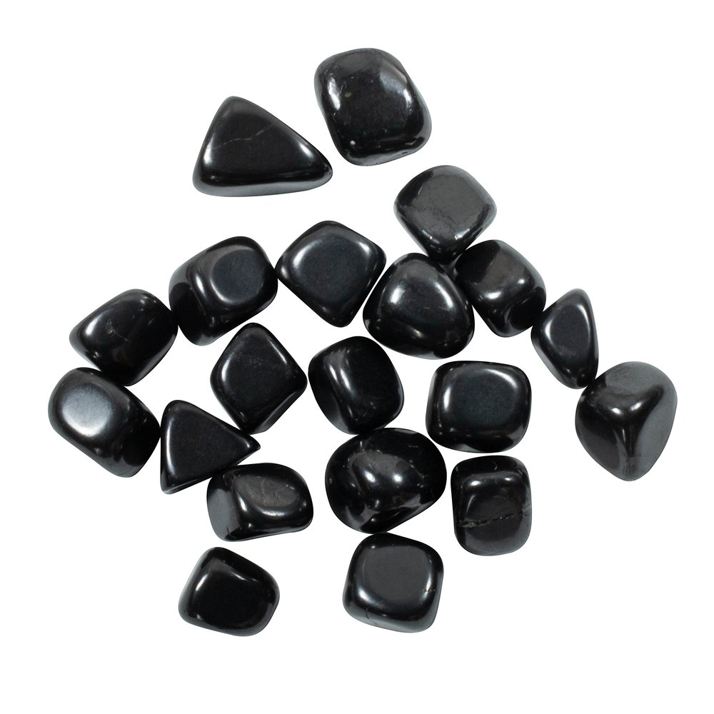 The Chrysalis Stone | Tumbled Stones | Shungite | Small | 1/4 LB | Bulk Crystals, Healing Stones, Spiritual Gifts for Women, Reiki, Chakra, Witchcraft, Yoga, Meditation Accessories