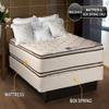 DS Solutions USA Coil Comfort Medium Firm Two-Sided PillowTop Queen Mattress Set with Bed Frame Included - Sleep System with Enhanced Cushion Support, Orthopedic, Longlasting Comfort view 3