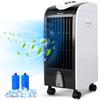 ARLIME Evaporative Air Cooler, Portable Cooling Fan with Humidifier, 28 Inches 7.5H Timer Knob Control 3 Wind Speed & 3 Mode with 4 Wheels and 2 Ice Boxes for Home Office Dorms view 1