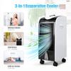 ARLIME Evaporative Air Cooler, Portable Cooling Fan with Humidifier, 28 Inches 7.5H Timer Knob Control 3 Wind Speed & 3 Mode with 4 Wheels and 2 Ice Boxes for Home Office Dorms view 4