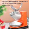 Electric Ice Shaver, Stainless Crusher, Snow Cone Maker for Commercia, Dual Stainless Steel Blades Shaved Ice Machine, Ice Shaver Snow Cone Maker for Cocktails, Ice Cream view 3