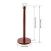 Tissue Rack Stainless Steel Roll Paper Towel Holder Kitchen Napkin Toilet Paper Holder Stand Bathroom Home Accessories,Bronze view 2