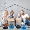 9 Pieces Father's Day Decorations Honeycomb Centerpiece Double Sided Printing Table Centerpieces Blue for Father's Family Birthday Party Decor, Happy Fathers Day Party Supplies, Photo Booth view 4