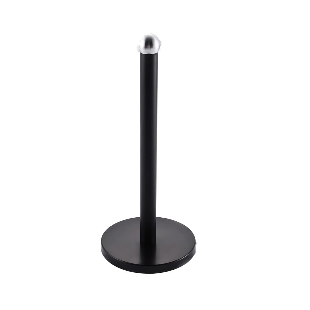 Tissue Rack Stainless Steel Roll Paper Towel Holder Kitchen Napkin Toilet Paper Holder Stand Bathroom Home Accessories,Matte Black