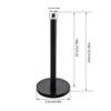 Tissue Rack Stainless Steel Roll Paper Towel Holder Kitchen Napkin Toilet Paper Holder Stand Bathroom Home Accessories,Matte Black view 2