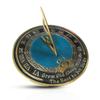 ARTIZANSTORE Solid Brass Sundial | Grow Old with Me Poem | 10 Inch Round Sundial for Garden | Robert Browning view 1