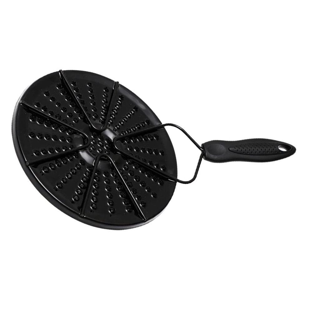 SOLUSTRE Heat Diffuser Plate Iron Cooker Iron Mat with Handle Flame Diffuser Simmer Ring Burner Covers Roasting Racks for Electric Gas Stove