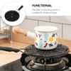 SOLUSTRE Heat Diffuser Plate Iron Cooker Iron Mat with Handle Flame Diffuser Simmer Ring Burner Covers Roasting Racks for Electric Gas Stove view 4