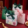 Crysdaralovebi New Creative Wedding Candy Box high-end Wedding Companion Gift Box Wedding Candy Cookie Bag Birthday Box (D,50PCS) view 2