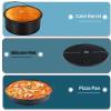 Air Fryer Accessories for Ninja Chefman COSORI Ninja Gourmia Dash Power XL 3.6 4.2 5.8QT, 12 PCS air fryer Accessory with Oven Cake Pan Pizza Pan Air Fryer Liner view 2