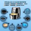 Air Fryer Accessories for Ninja Chefman COSORI Ninja Gourmia Dash Power XL 3.6 4.2 5.8QT, 12 PCS air fryer Accessory with Oven Cake Pan Pizza Pan Air Fryer Liner view 4