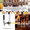 MRbrew Draft Beer Shank Faucet Kit, 1-1/2'' Beer Shank No Leak 1/4'' Beer Line Nipple Barb Fitting Beer Shank Tap for Kegerator Brewing with Self-Closing Beer Tap, Stainless Steel Core for Beer Party view 4