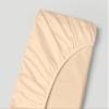 Extra Deep Pocket Bottom Fitted Sheet - 1000-Thread-Count Egyptian Cotton Single Fitted Sheet Only, Extra Deep Pockets Truck Size (35" X 70") Size - Fits Upto 15-Inches Mattress - Peach view 1