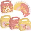 LIYDE 12 PCS Two Groovy Party Favors, Daisy Party Favors Rainbow Hippie Party Supplies Boxes Retro Daisy Party Wrapping Box for Girls 2nd Birthday view 1