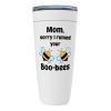 Mother's Day White Viking Tumbler 20oz - I Ruined Your Boo-Bees - Funny Puns Mommy Mama Parents Birthday Celebration Relative from Daughter Son view 1