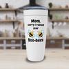 Mother's Day White Viking Tumbler 20oz - I Ruined Your Boo-Bees - Funny Puns Mommy Mama Parents Birthday Celebration Relative from Daughter Son view 3