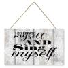 Wooden Signs, Rustic I Celebrate Myself, and Sing Myself Sign Plaque Pianted Quote Home Decor Farmhouse Garden Outdoor Wall Art 12"x18", view 1