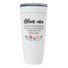 Mother's Day White Viking Tumbler 20oz - Glam-Ma - Funny Sarcasm Grandmother Definition Grandparents Nana Nanny Novelty from Grandchild view 1