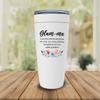 Mother's Day White Viking Tumbler 20oz - Glam-Ma - Funny Sarcasm Grandmother Definition Grandparents Nana Nanny Novelty from Grandchild view 2