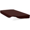 Extra Deep Pocket Bottom Fitted Sheet - 1000-Thread-Count Egyptian Cotton Single Fitted Sheet Only, Extra Deep Pockets California King Size - Fits Upto 24-Inches Mattress - Wine view 2