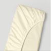Extra Deep Pocket Bottom Fitted Sheet - 1000-Thread-Count Egyptian Cotton Single Fitted Sheet Only, Extra Deep Pockets California King Size - Fits Upto 24-Inches Mattress - Ivory view 1