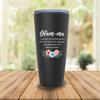 Mother's Day Black Viking Tumbler 20oz - Glam-Ma - Funny Sarcasm Grandmother Definition Grandparents Nana Nanny Novelty from Grandchild view 2