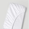 Extra Deep Pocket Bottom Fitted Sheet - 1000-Thread-Count Egyptian Cotton Single Fitted Sheet Only, Extra Deep Pockets Queen XL Size - Fits Upto 19-Inches Mattress - White view 1