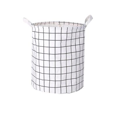 YUANstore Laundry Bag Foldable Laundry Basket Large Dirty Laundry Basket Hamper Sorter Oxford Cloth Dirty Clothes Bag with Aluminum Handle