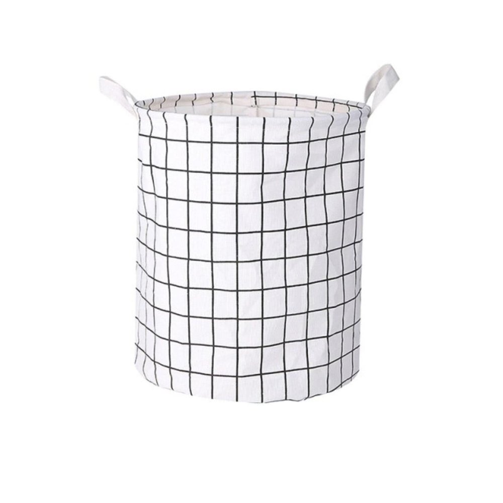 YUANstore Laundry Bag Foldable Laundry Basket Large Dirty Laundry Basket Hamper Sorter Oxford Cloth Dirty Clothes Bag with Aluminum Handle